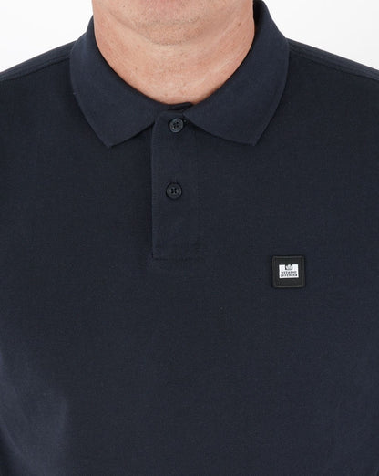 Weekend Offender Leon LS Polo Shirt Navy