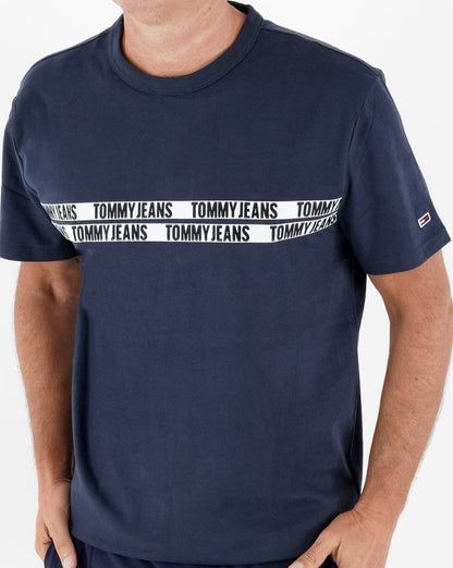 Tommy Jeans Tape T-shirt Navy
