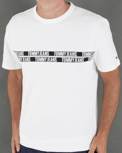 Tommy Jeans Tape T-shirt White