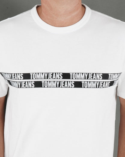 Tommy Jeans Tape T-shirt White