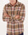 Replay Wool Blend Check Shirt Nut/Ivory/Rose