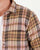 Replay Wool Blend Check Shirt Nut/Ivory/Rose