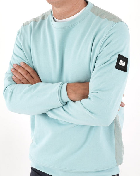 Weekend Offender F Bomb Sweatshirt Ice Blue