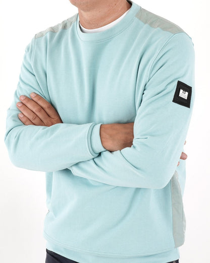 Weekend Offender F Bomb Sweatshirt Ice Blue