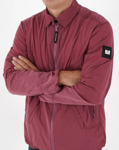 Weekend Offender Arrow Overshirt Rhubarb