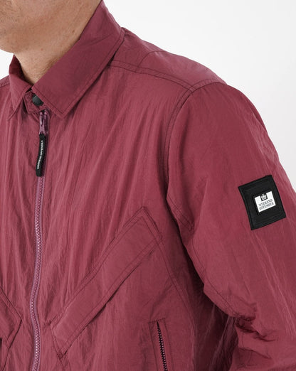 Weekend Offender Arrow Overshirt Rhubarb