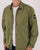 Weekend Offender Arrow Overshirt - Olive Green