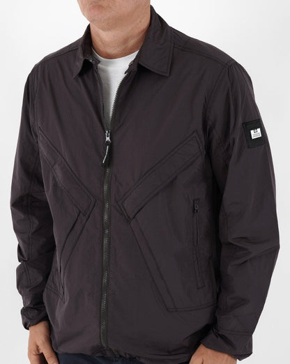 Weekend Offender Arrow Overshirt Dark Cherry
