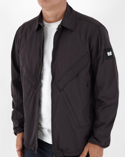 Weekend Offender Arrow Overshirt Dark Cherry
