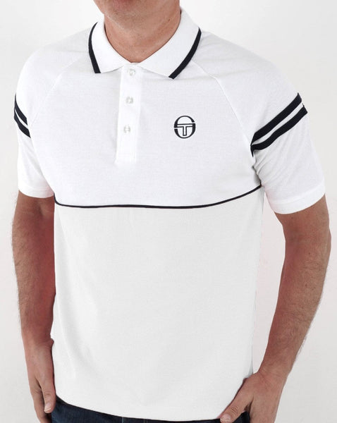 Sergio Tacchini Orion Polo Shirt White/Navy