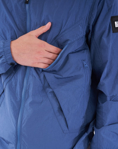Weekend Offender Arrow Overshirt Petrol Blue