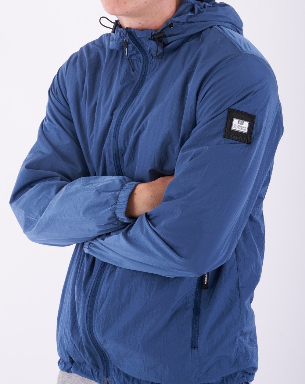 Weekend Offender Technician Jacket Petrol Blue