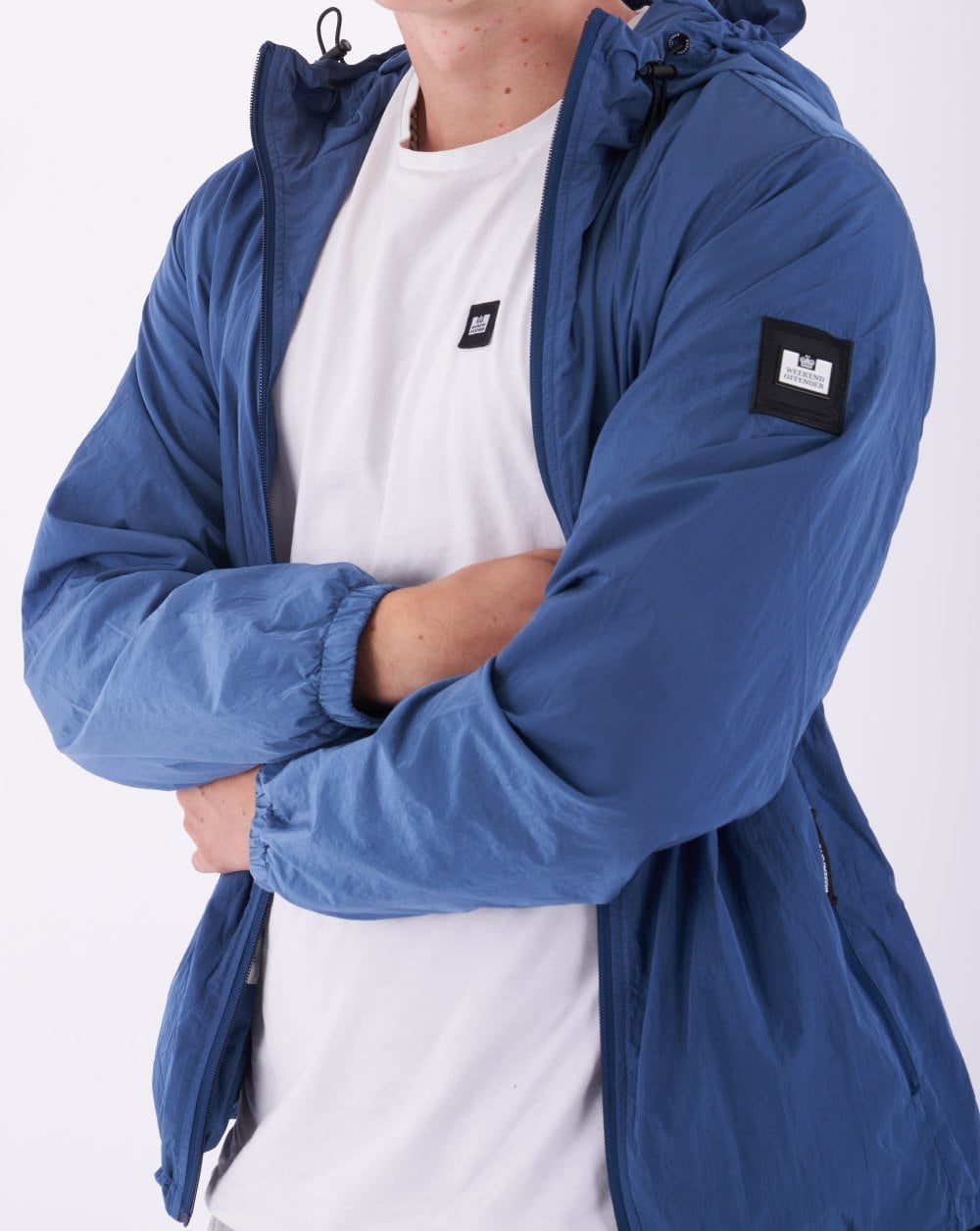 Weekend Offender Technician Jacket Petrol Blue