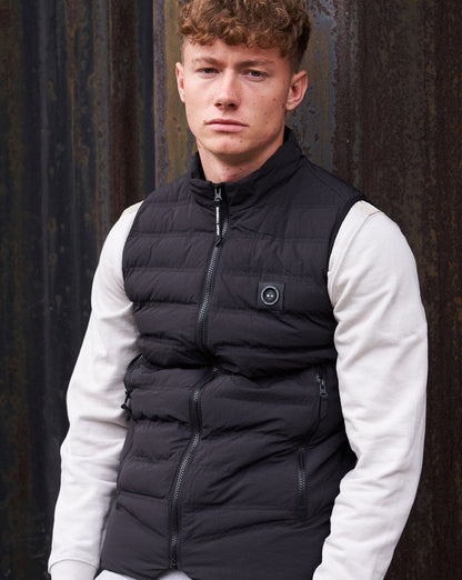 Marshall Artist Lightweight Bubble Gilet Black