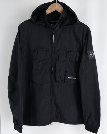 Marshall Artist Detachable Hooded Overshirt Black