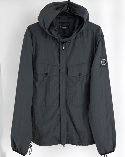 Marshall Artist Exolite Hooded Overshirt Charcoal