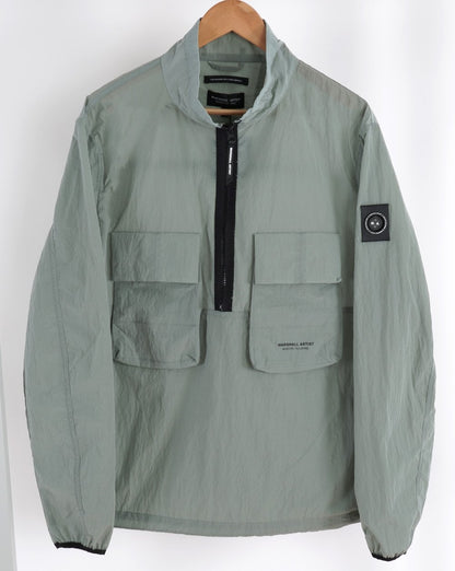 Marshall Artist Half Zip Overshirt Putty