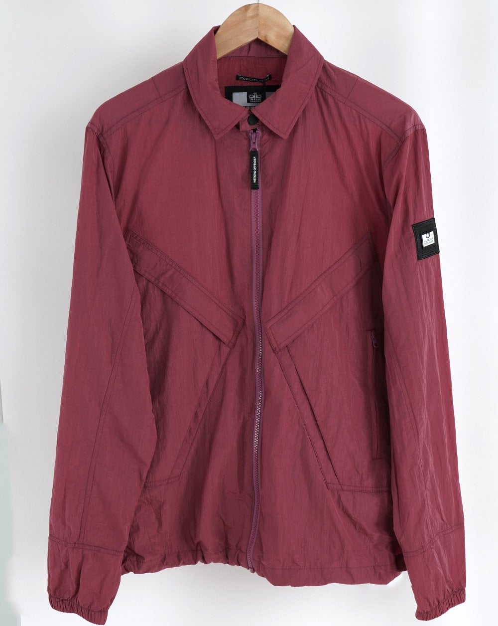 Weekend Offender Arrow Overshirt Rhubarb