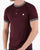 Pretty Green Marriot Henley T-shirt Burgundy