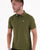 Barbour Tartan Pique Polo Shirt Mid Olive