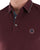 Pretty Green Alloway Paisley Placket Polo Burgundy
