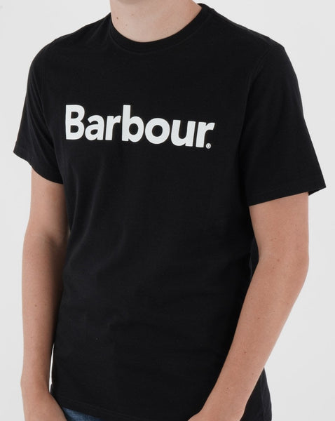Barbour Logo T-shirt Black