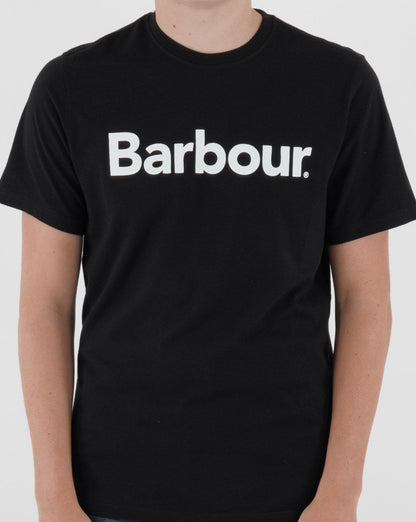 Barbour Logo T-shirt Black