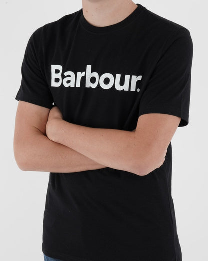 Barbour Logo T-shirt Black