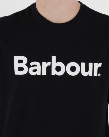 Barbour Logo T-shirt Black