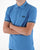 Barbour International Essential Tipped Polo Ultra Blue