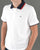 Tommy Jeans Tipped Flag Polo Shirt White