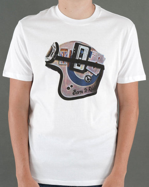 Ben Sherman Mod Helmet T-shirt White