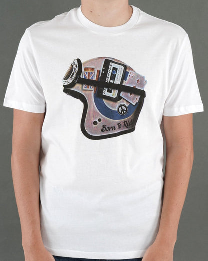 Ben Sherman Mod Helmet T-shirt White