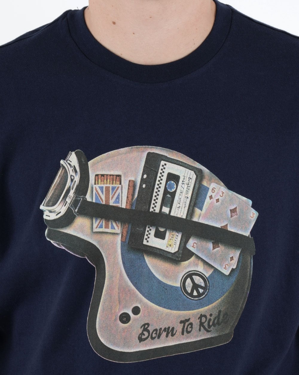 Ben Sherman Mod Helmet T-shirt Navy