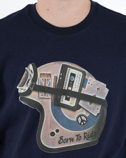 Ben Sherman Mod Helmet T-shirt Navy