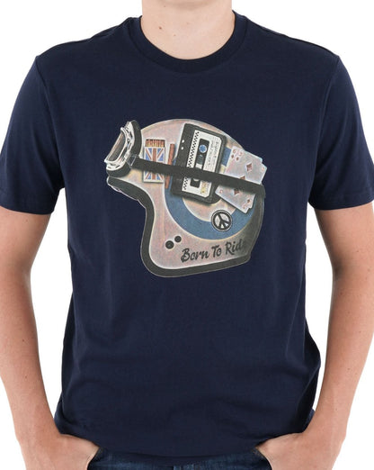 Ben Sherman Mod Helmet T-shirt Navy