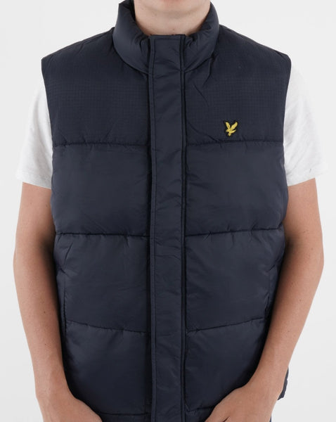 Lyle & Scott Padded Gilet Dark Navy