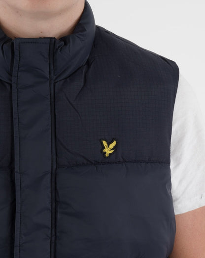Lyle & Scott Padded Gilet Dark Navy