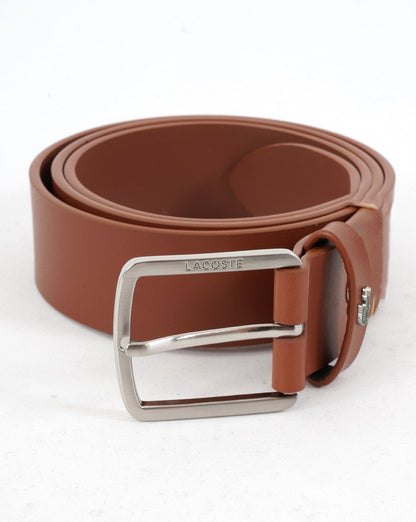 Lacoste Leather Belt Camel