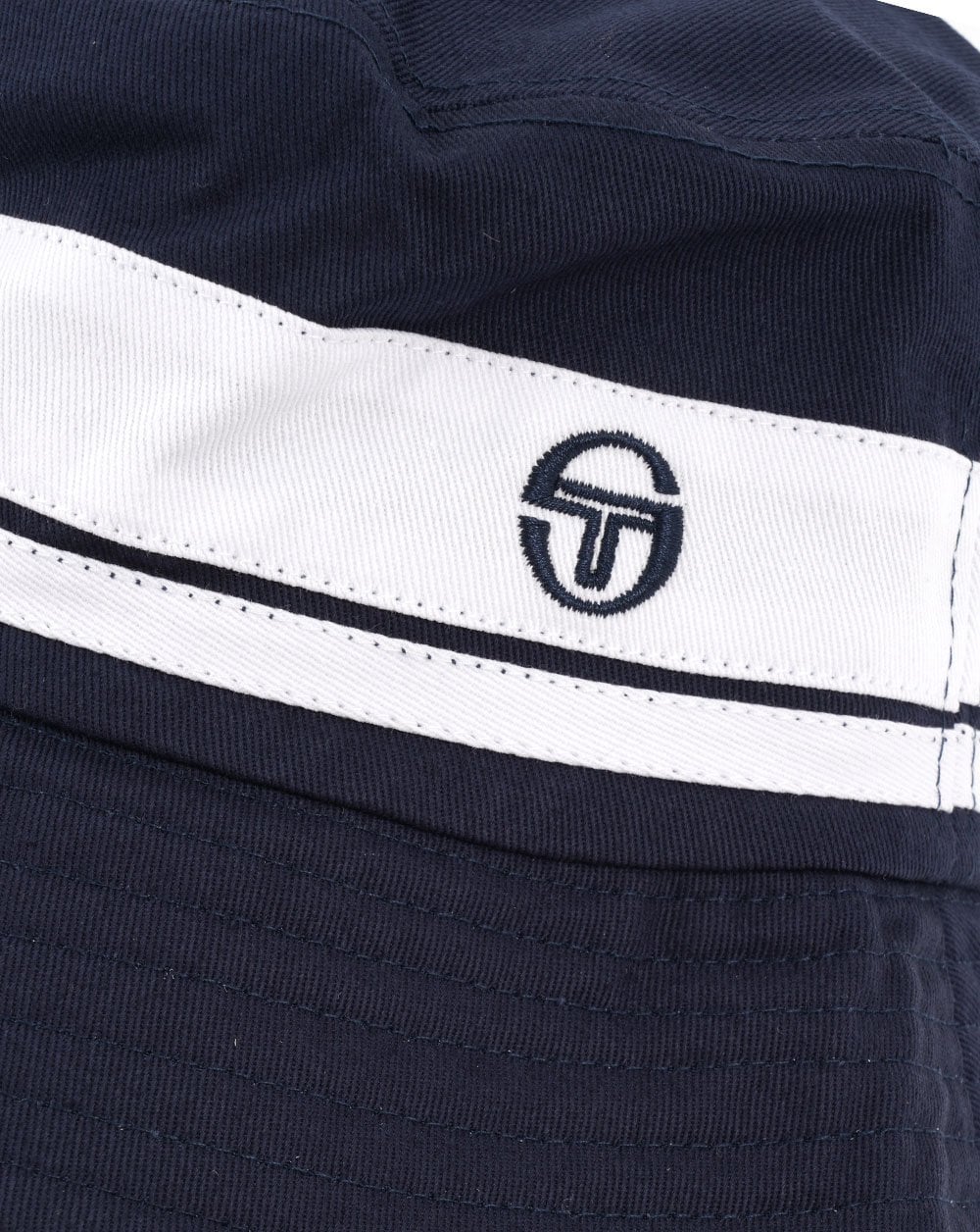 Sergio Tacchini Newsford Bucket Hat Navy/White