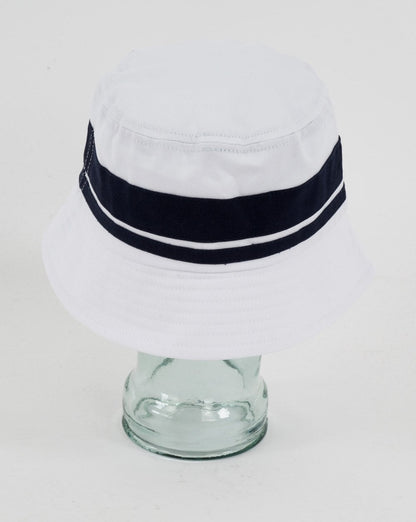 Sergio Tacchini Newsford Bucket Hat White/Navy