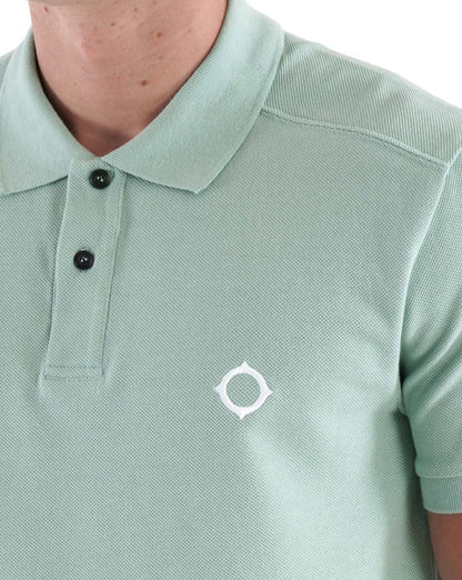 MA.STRUM Pique Polo Sea Green