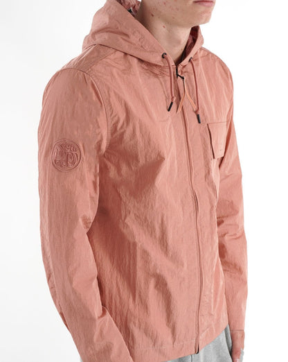 Pretty Green Stratford Hooded Overshirt Pink