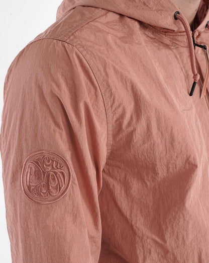 Pretty Green Stratford Hooded Overshirt Pink
