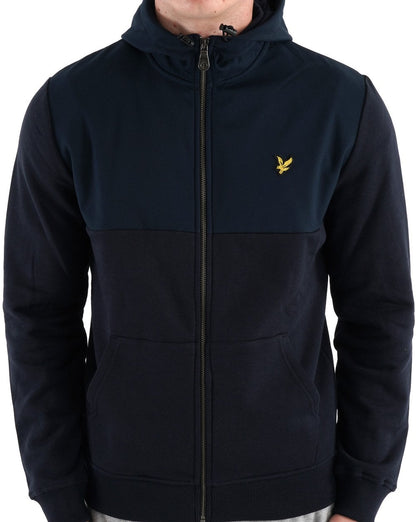 Lyle & Scott Softshell Hooded Jacket Dark Navy
