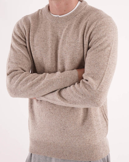 Barbour Tisbury Crew Sweater Stone
