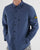 Barbour International Link Overshirt Slate Blue