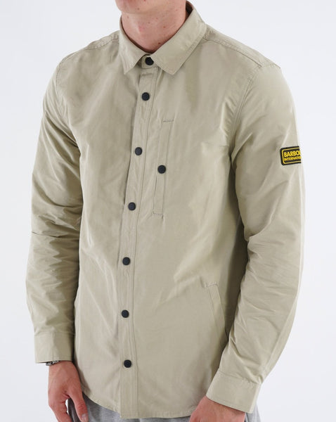 Barbour International Link Overshirt Oyster
