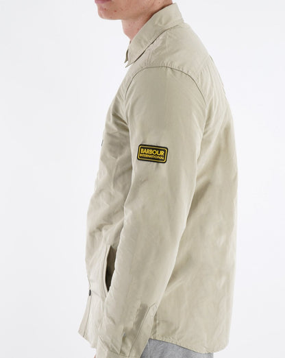 Barbour International Link Overshirt Oyster