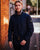 Weekend Offender Hooded Rain Mac Navy